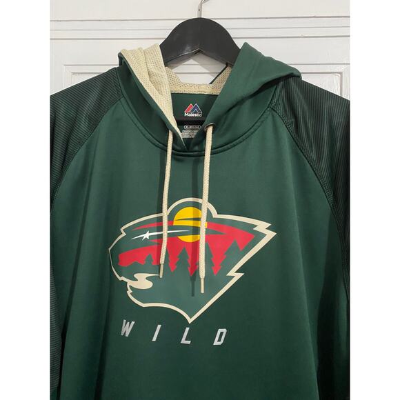 Minnesota Wild Green Hoodie Sweatshirt Size XL - Picture 2 of 6